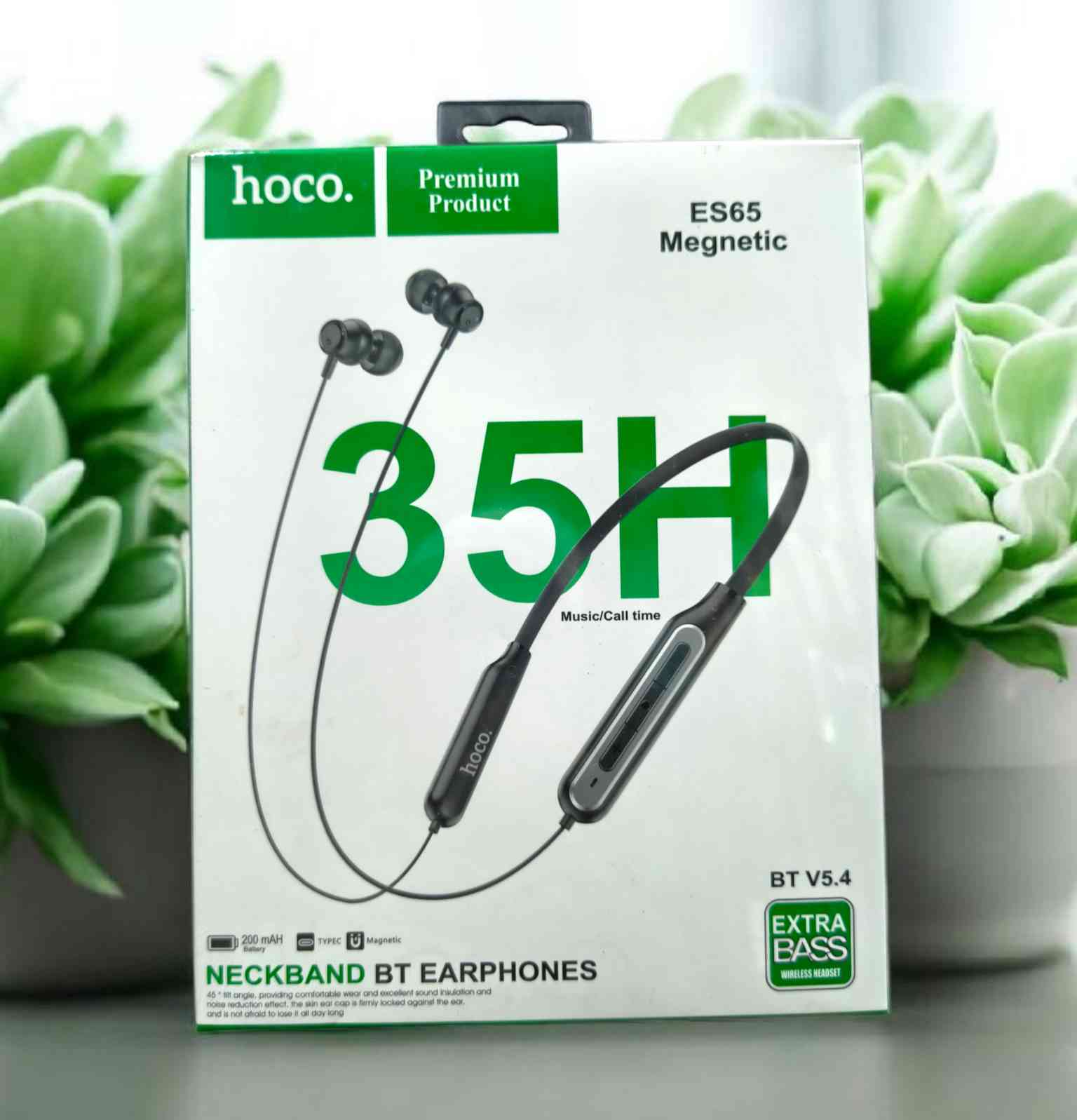 Hoco ES65 Magnetic Wireless Neckband